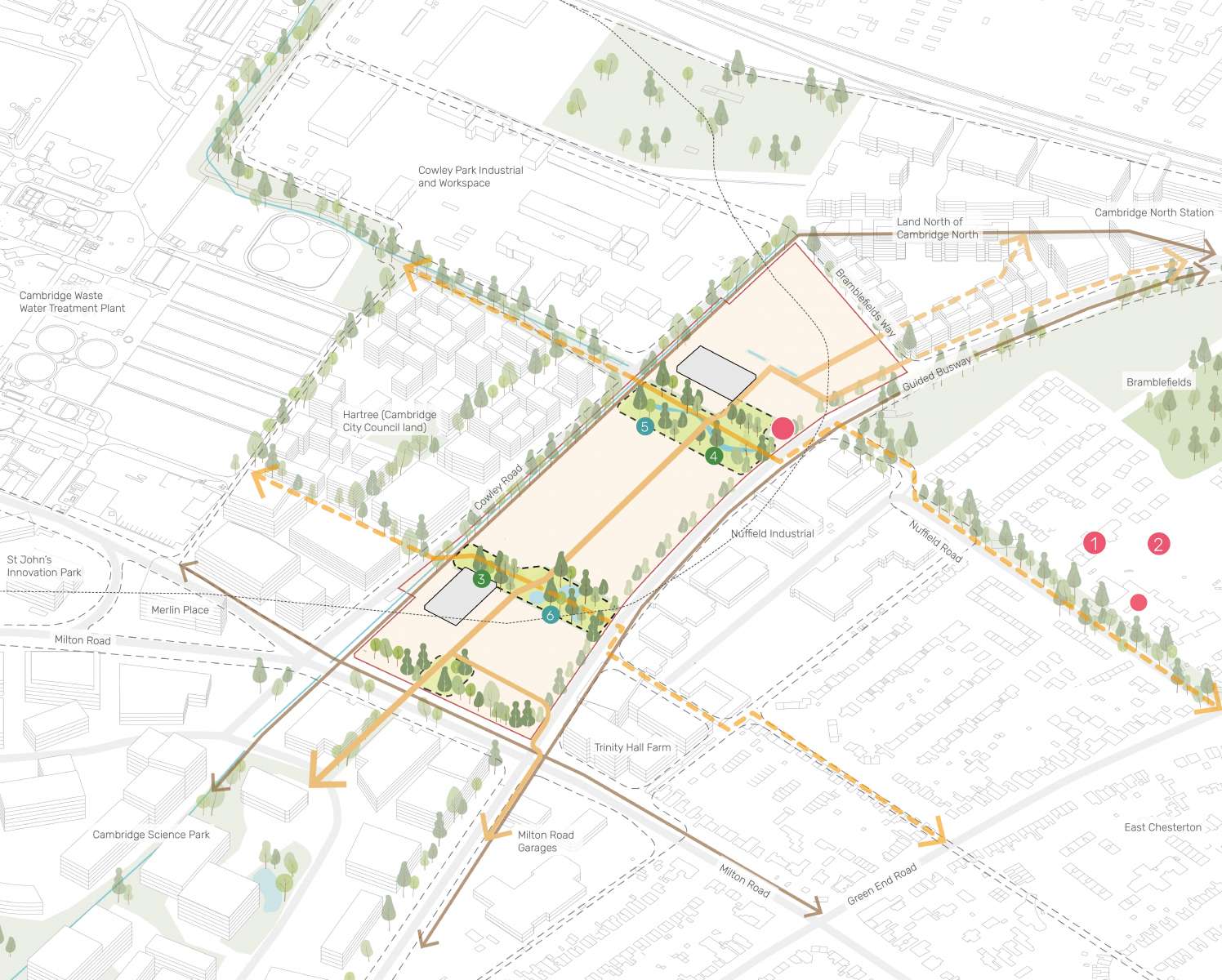 0487 Cambridge Business Park Place Principle Diagram3