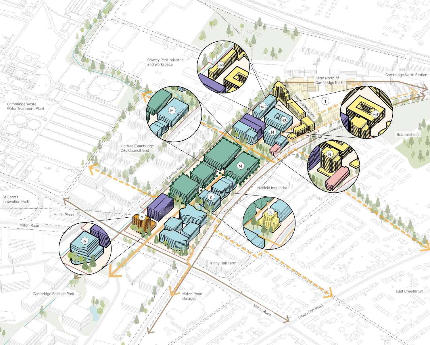 0487 Cambridge Business Park Place Principle Diagram6