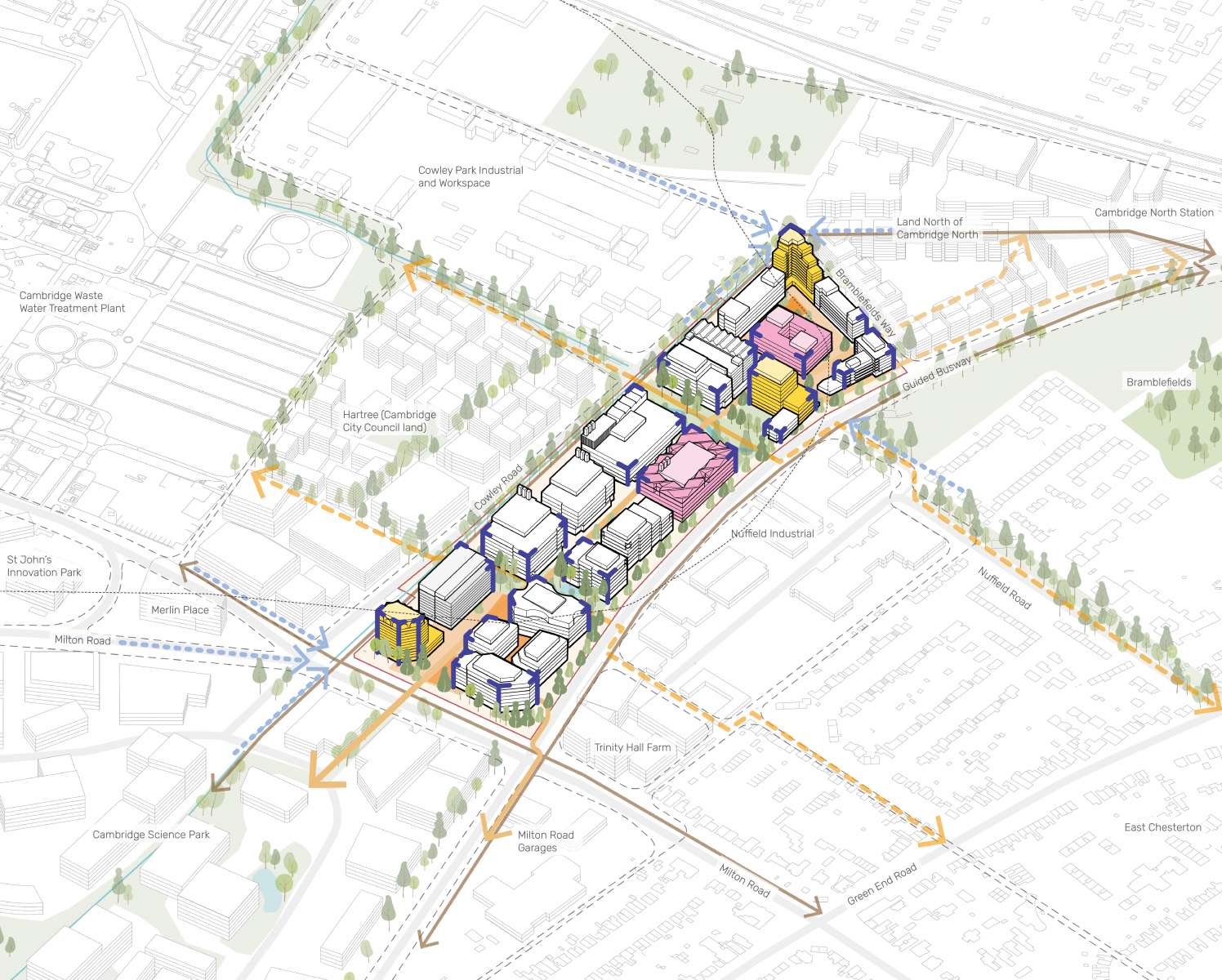 0487 Cambridge Business Park Place Principle Diagram7