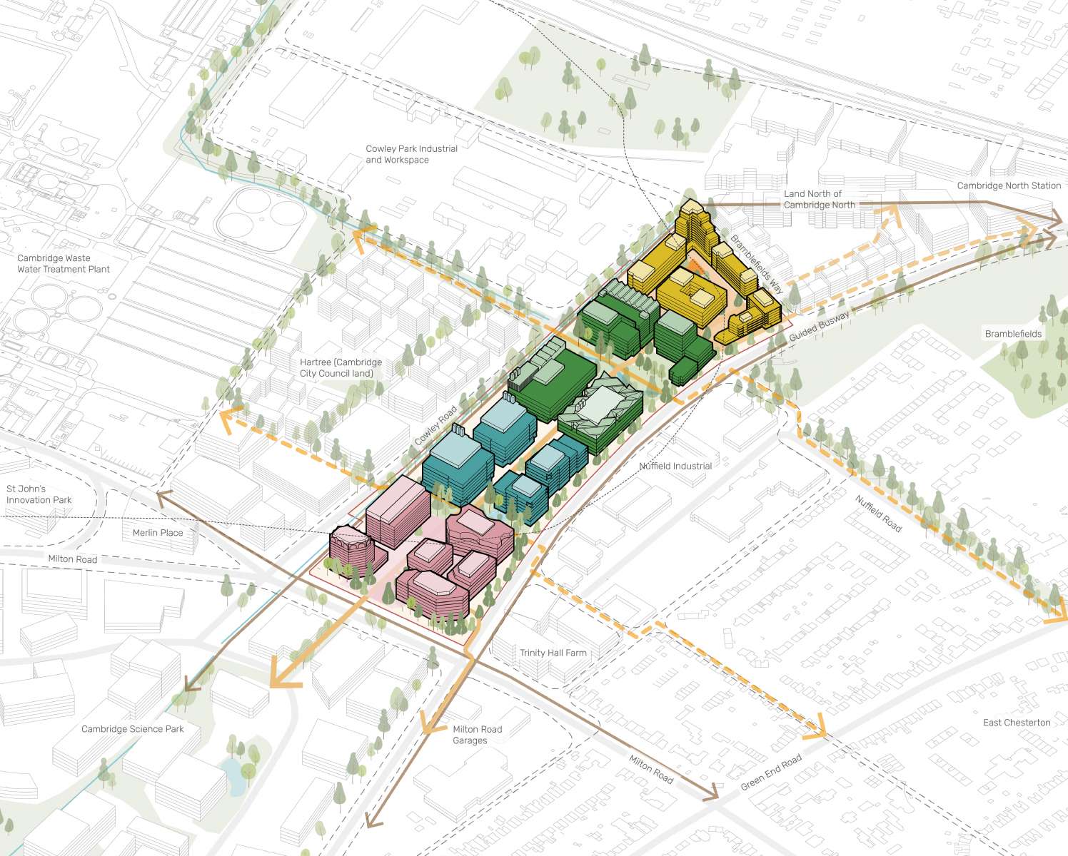 0487 Cambridge Business Park Place Principle Diagram8