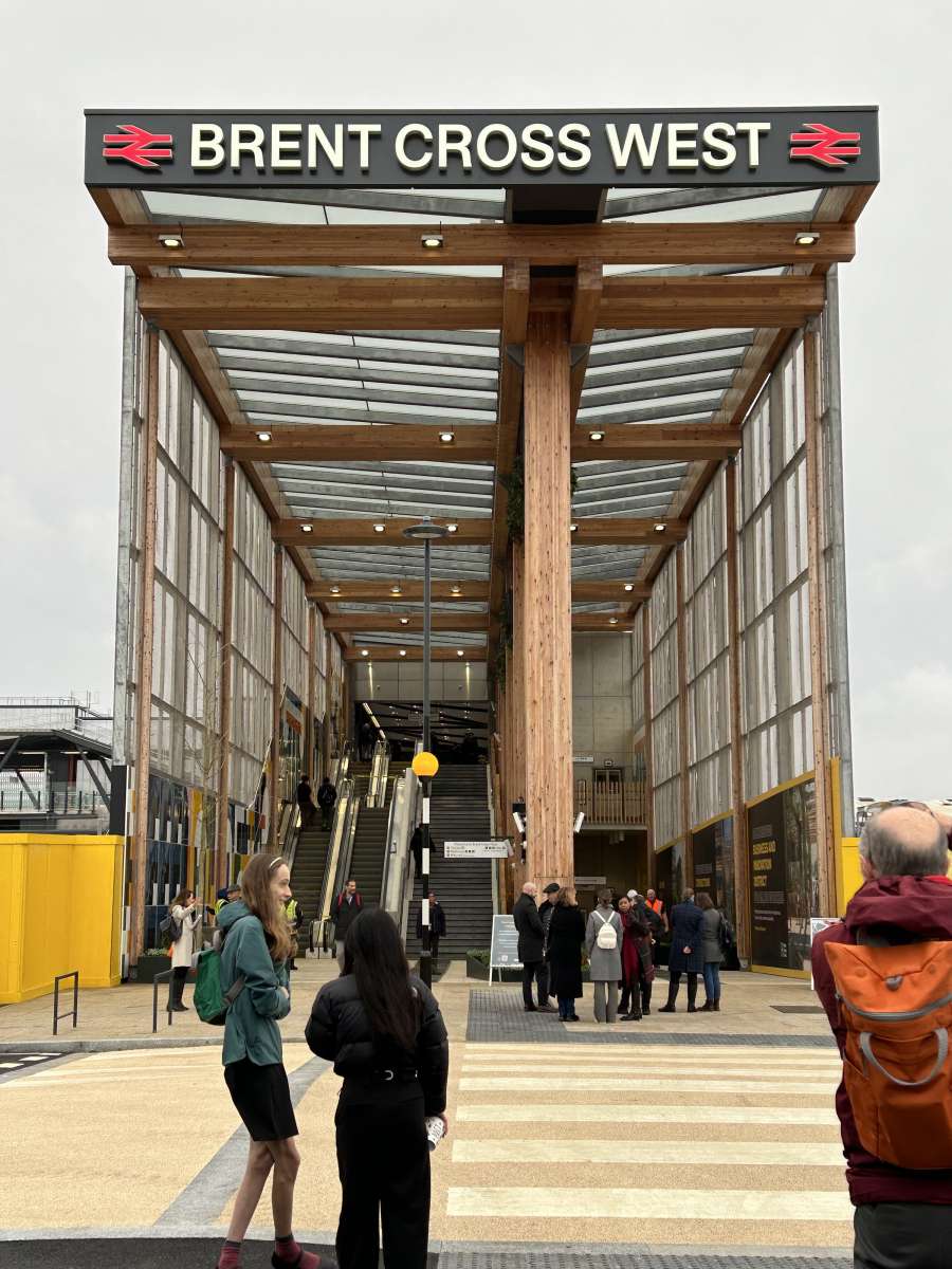 And it's open! Brent Cross West Station