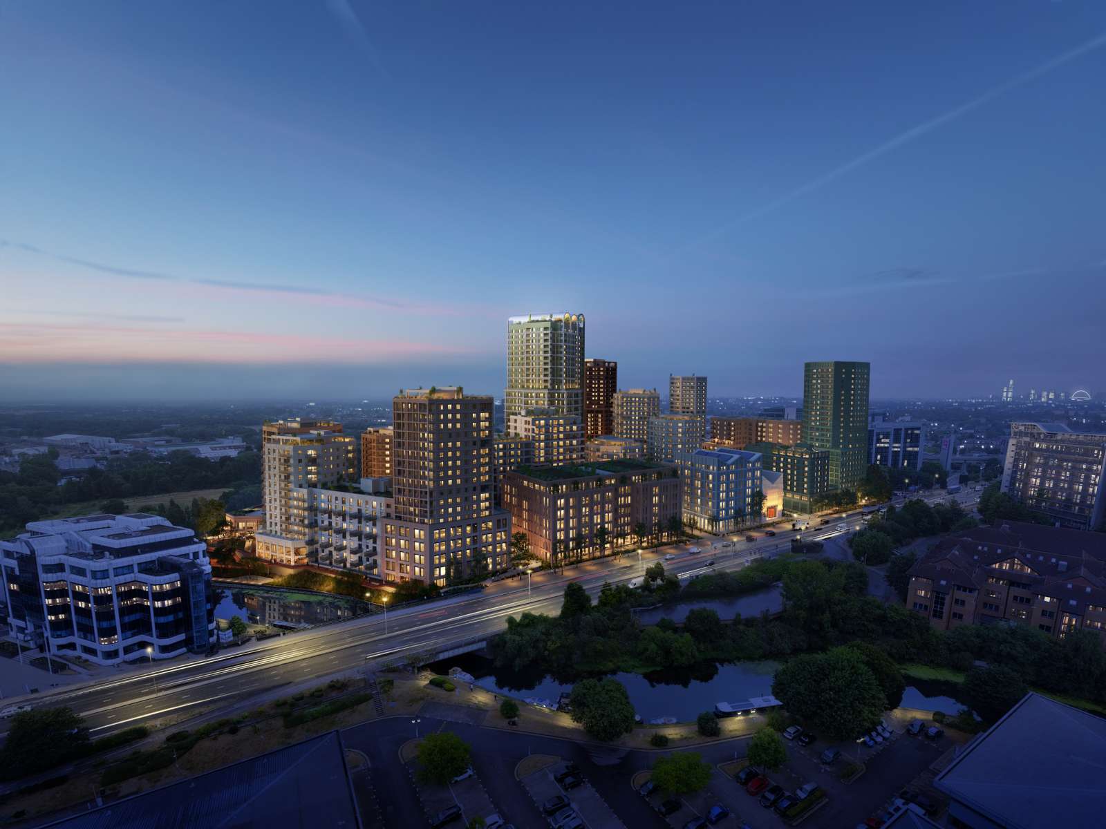 View 02 Aerial Night Final