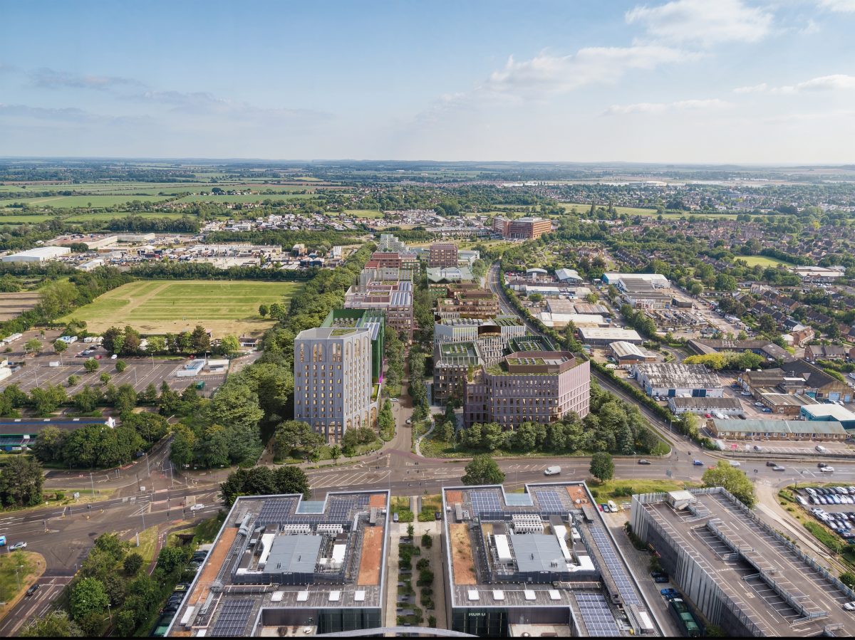 0487 Cambridge Business Park SEW VIEW 13 E Milton Road Aerial