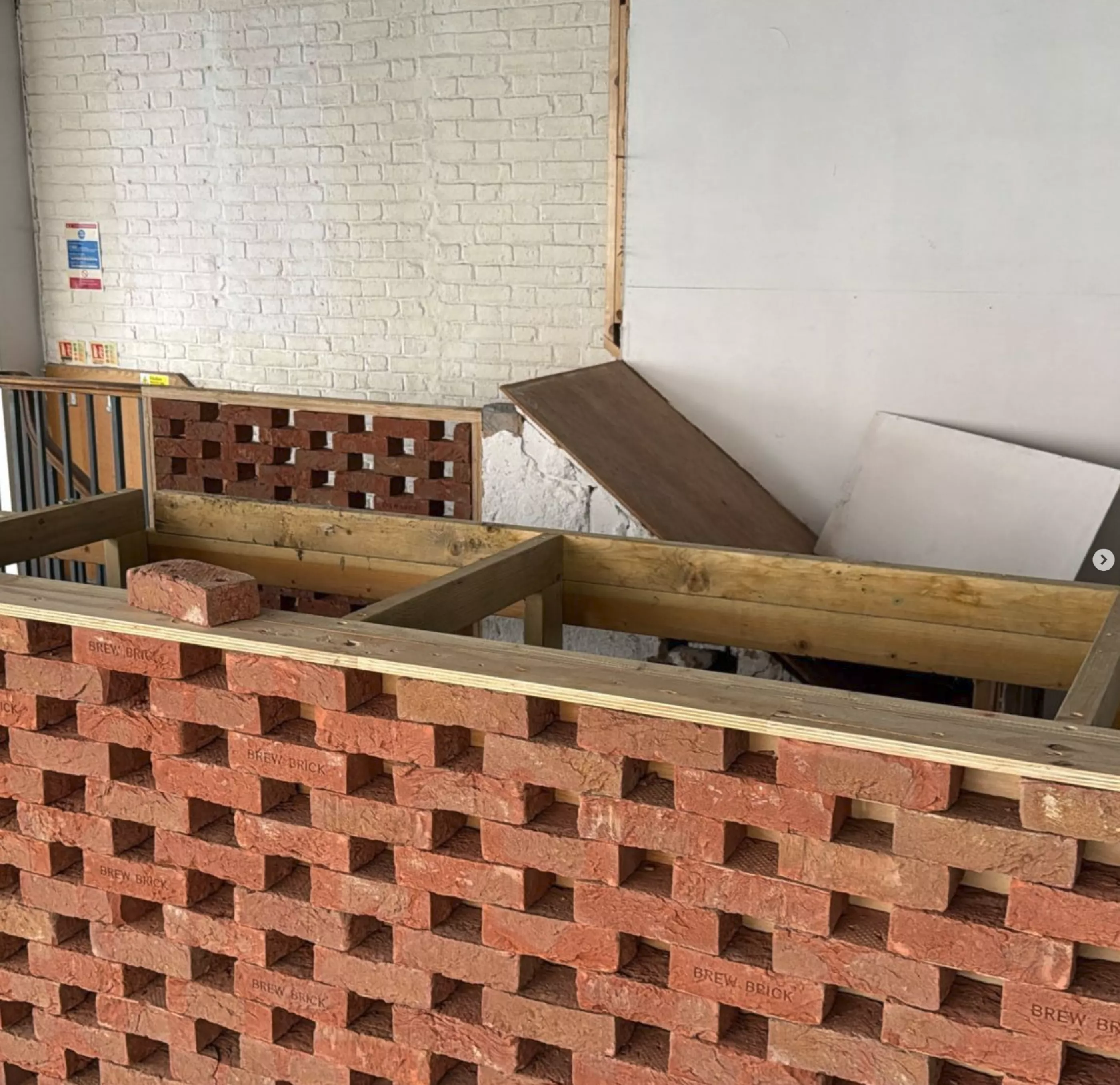 05 Construction Photo of Brew Brick Bar at Fuckoffee