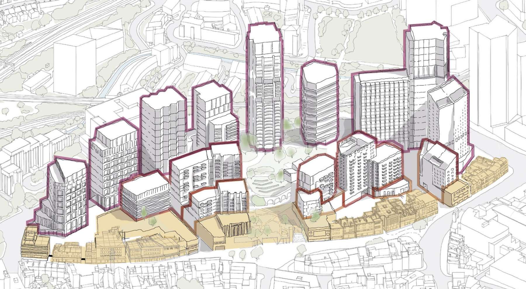 04 Lewisham Shopping Centre DAS Illustrative Masterplan