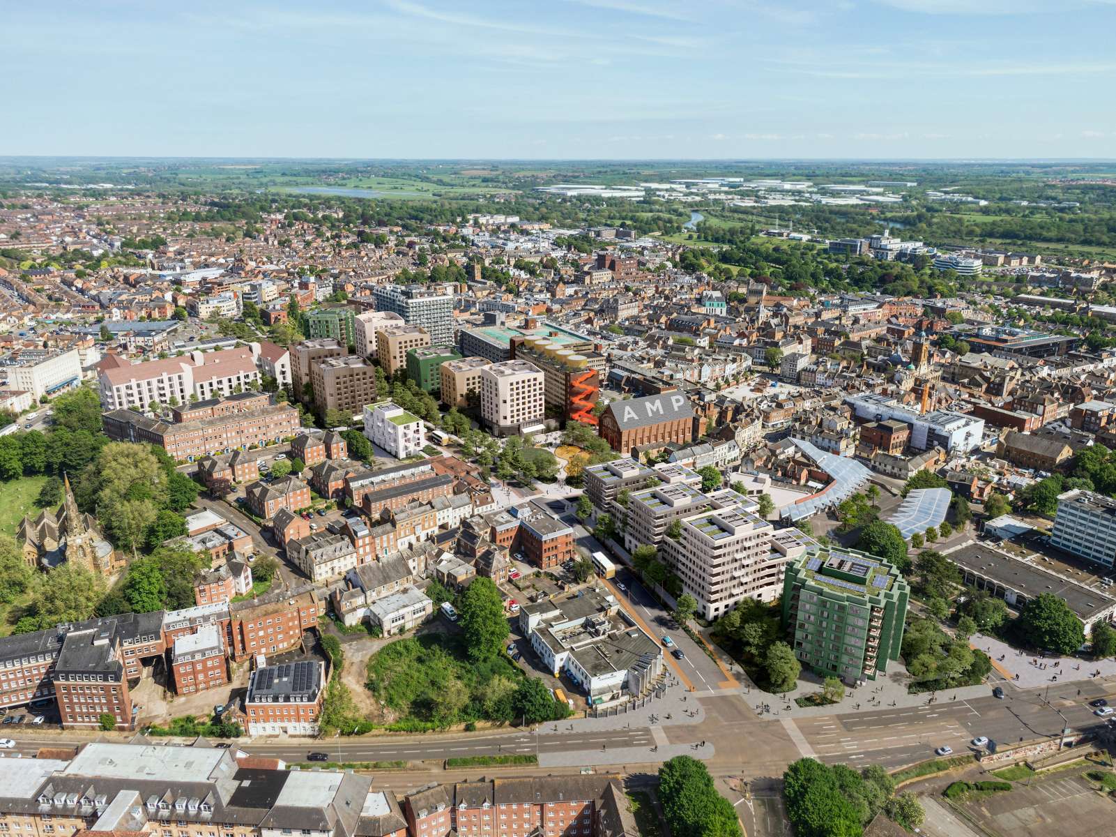 Greyfriars view05 aerial 4k edit