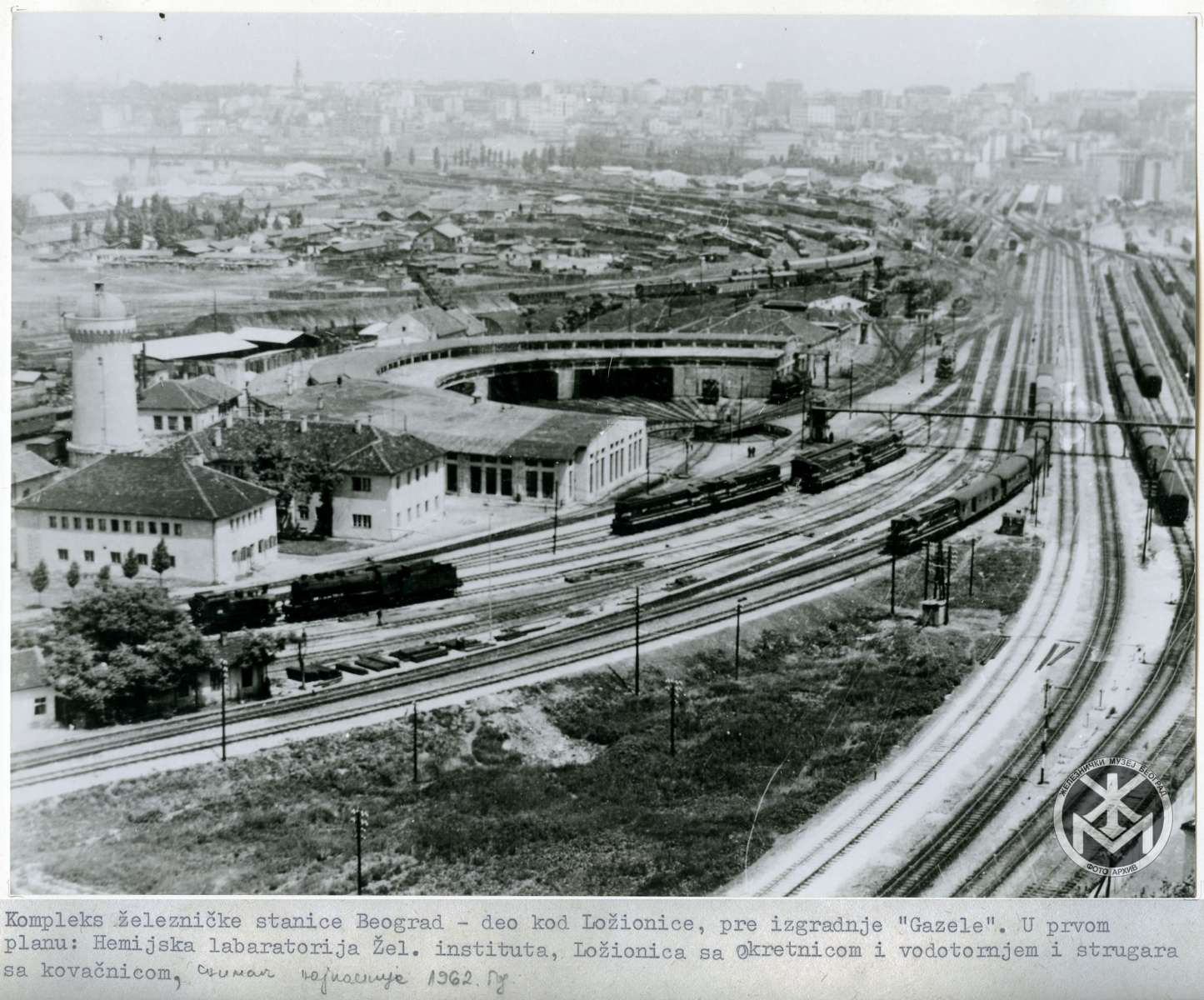 Lonzionica Belgrade Railway Station Historical Photo 3