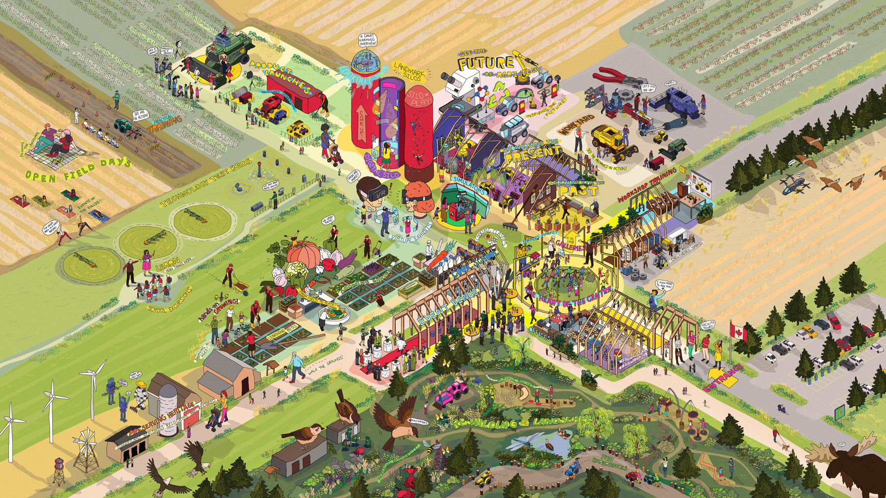 Agri Food Discovery Centre Illustrated Axo Jarrell