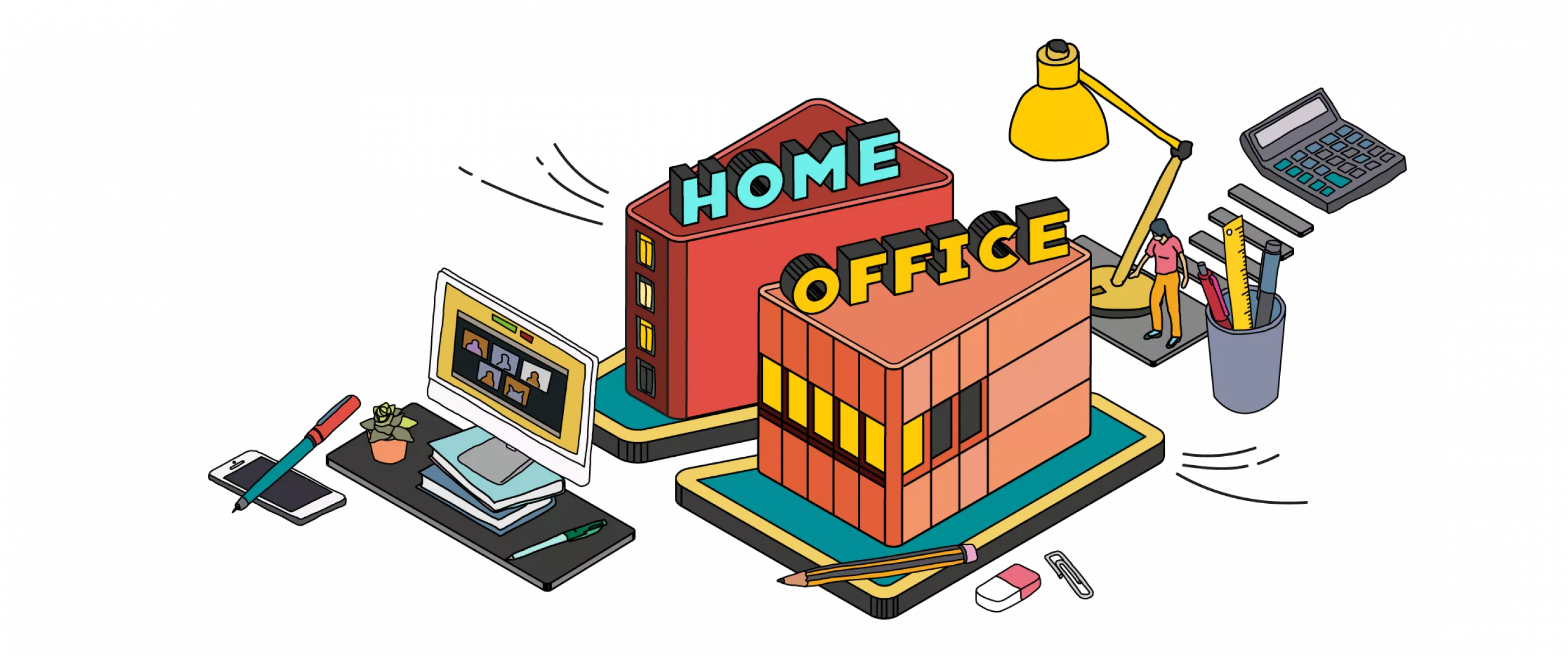 Studio Egret West Future Workspace Isometric Diagram 2